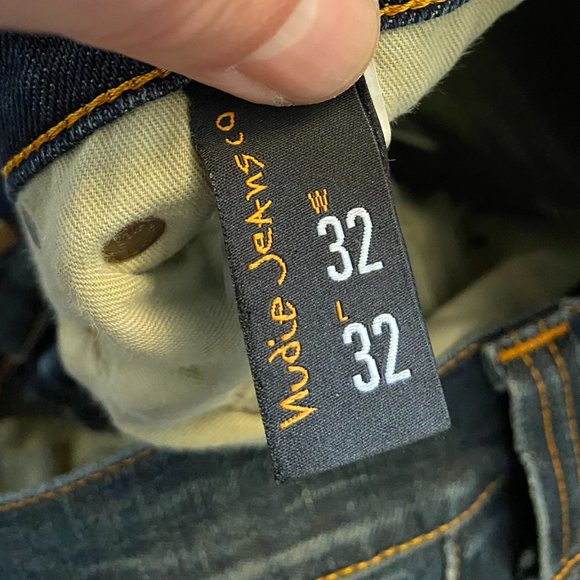 Nudie Grim Tim Slim Fit Jeans -32x32 - Picture 7 of 12